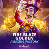 Fire-blaze-golden:-amazing-factory