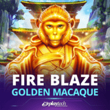 Fire-blaze:-golden-macaque